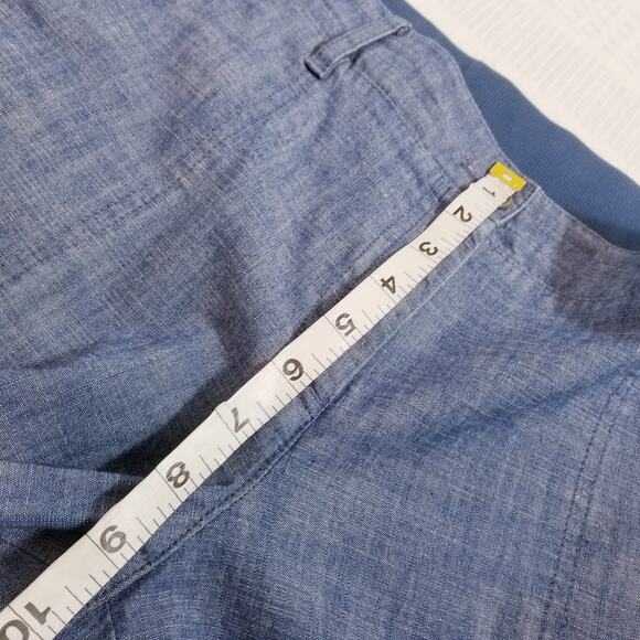 Talbots Blue Denim Mid rise Cropped Pants - Picture 8 of 12